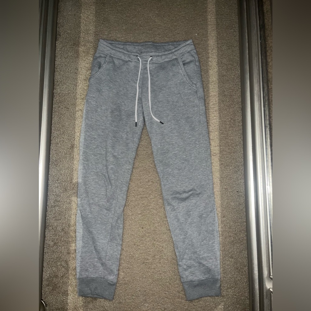 Grey sweatpants